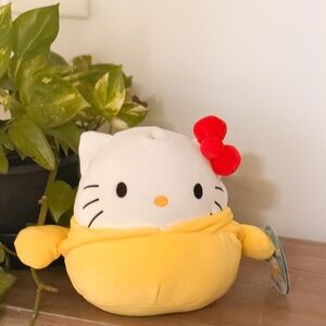 Squishmallows Hello Kitty Plush Toy with Hood